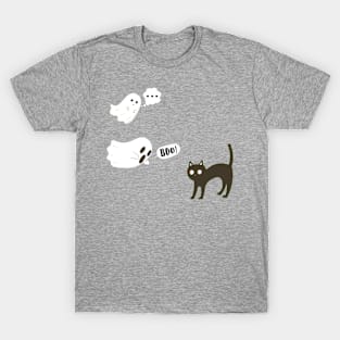 Ghosts and Cat T-Shirt